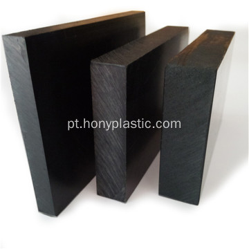 Folha de POM de Plástico Acetal Black Acetal